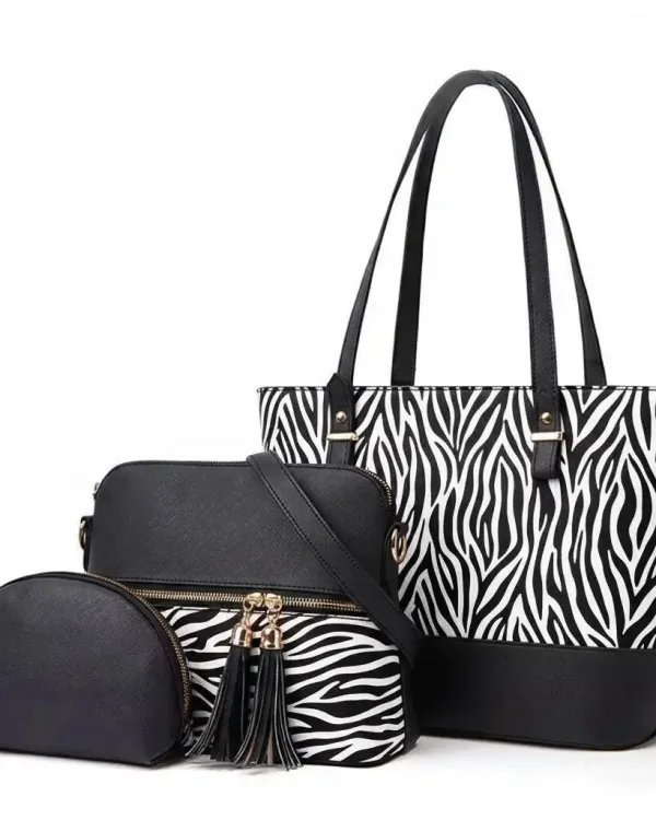 Print 3-Piece Handbag Set 5
