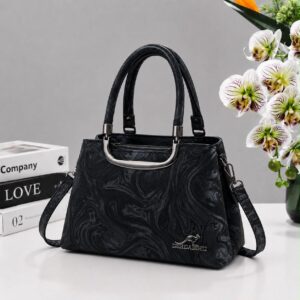 Marble Top-Handle Satchel | DSHDAISHU Purse