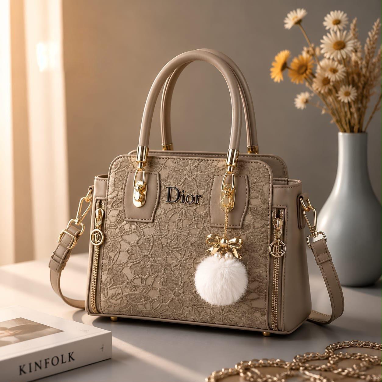 Floral Satchel Bag - Image 6